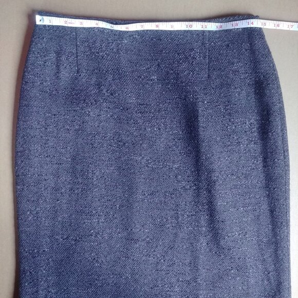 Teenflo made in Canada purple wool tweed skirt size 10 runs small - Picture 11 of 11